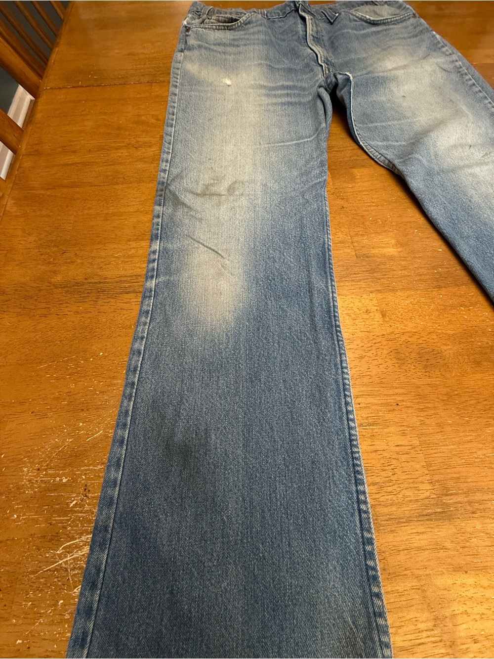 Levi's Light Blue 517 Boot Cut Men’s Jeans - Picture 2 of 13